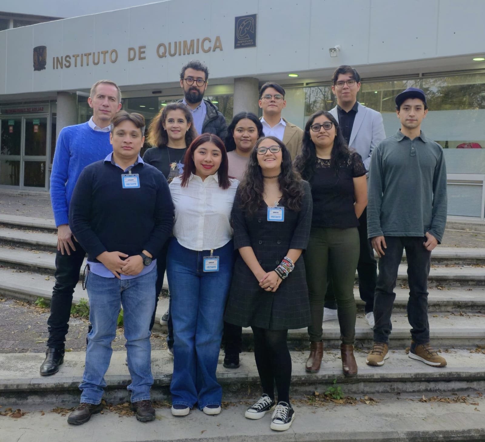 With research staff